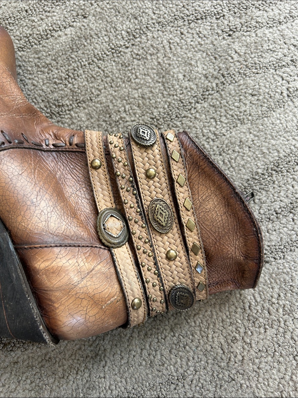 Corral Ankle Boots Festival Cowgirl Size 8 Style 3196 - Picture 7 of 11
